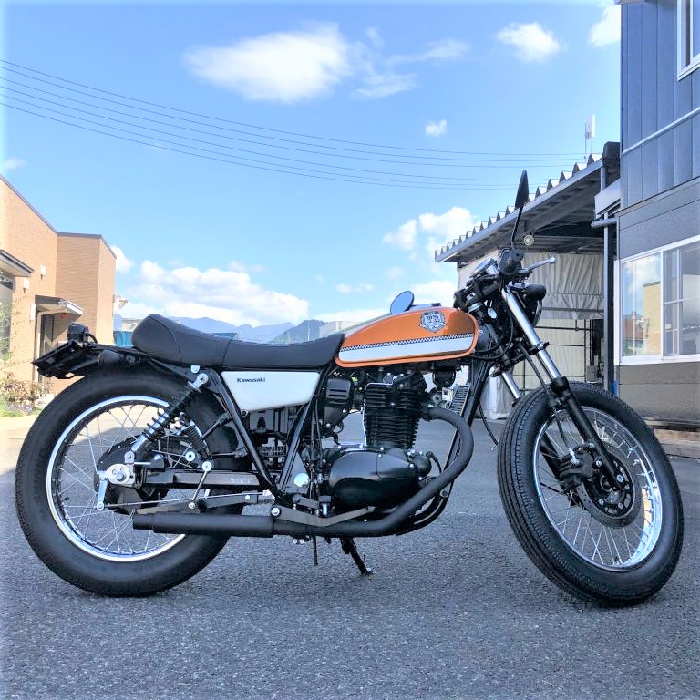 KAWASAKI 250TR マフラー(サイレンサー)観賞用・競技用 | みよし工業